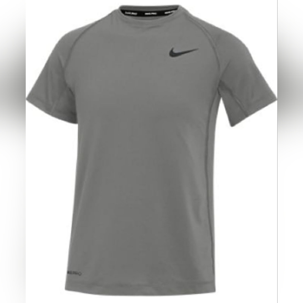 Nike Sports Kids Dri Fit Pro training shirt- Gray- Medium- New with tags